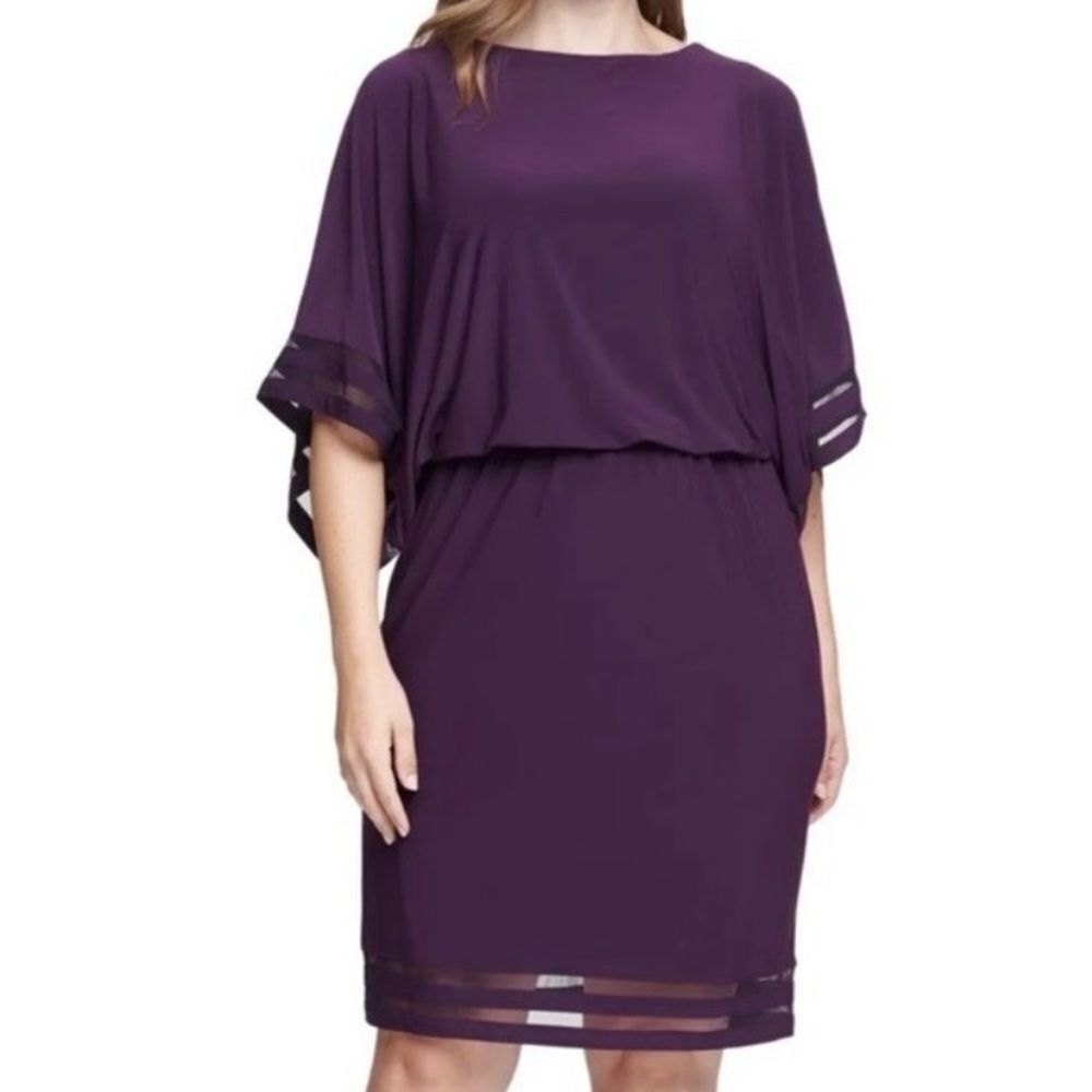 Jessica Howard Midi Dress Purple Size 8 EUC